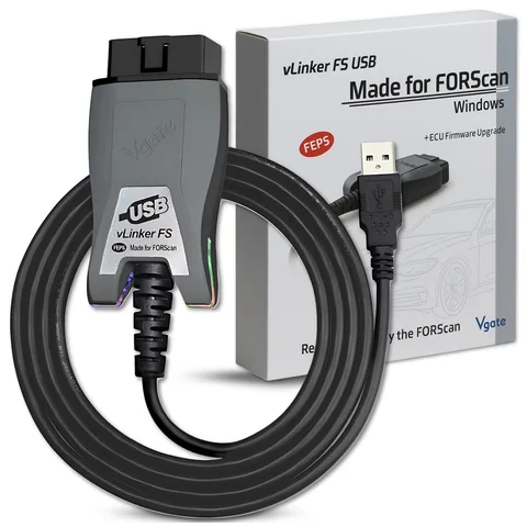 Vgate vLinker FS USB – interfejs diagnostyczny FORScan Ford i Mazda