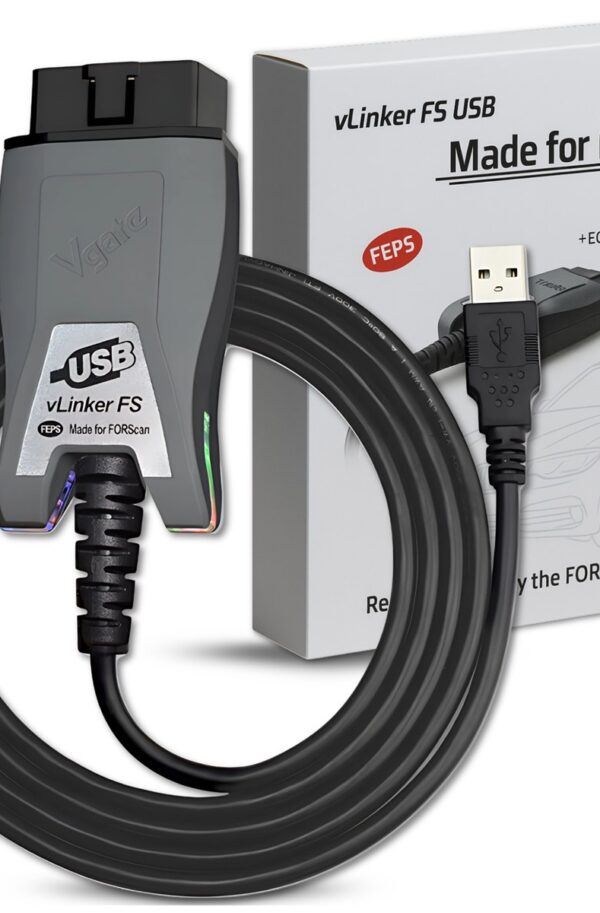 Vgate vLinker FS USB – przewodowy interfejs do FORScan