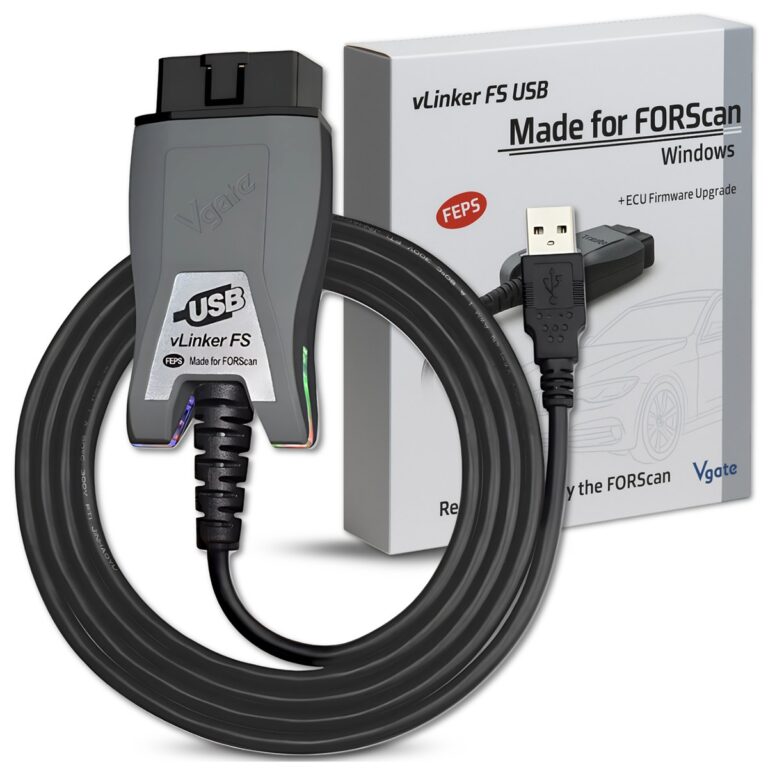 Vgate vLinker FS USB – przewodowy interfejs do FORScan